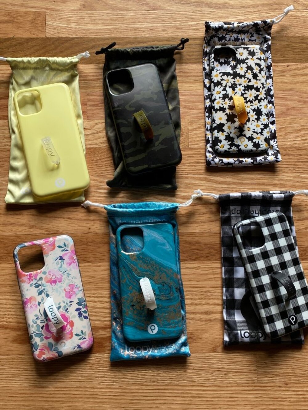 Bundle of 6 Loopy cases for iPhone 11 Pro